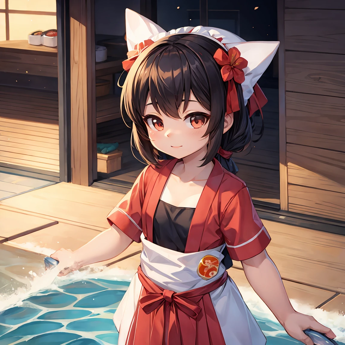 Little sushi girl.
