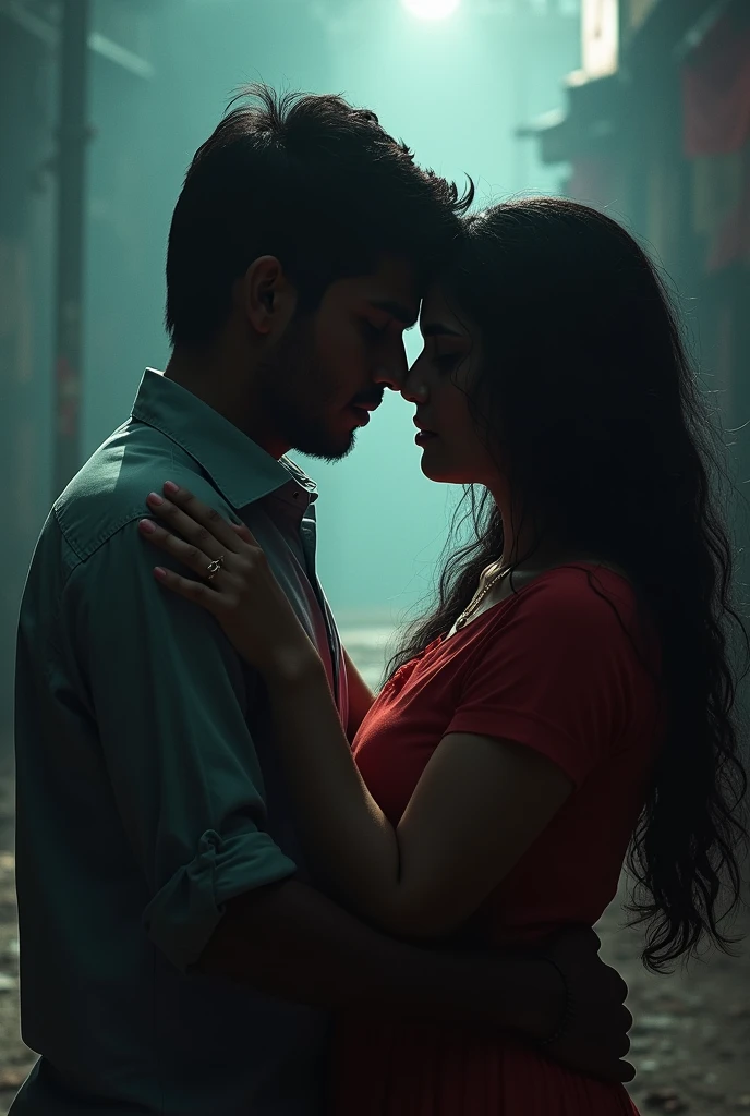 Generate an image that's shows (In which love wore the face of fear.) related to fake love relationship
Show in 9:16 ratio
and show bihar couples (India)
Create more
