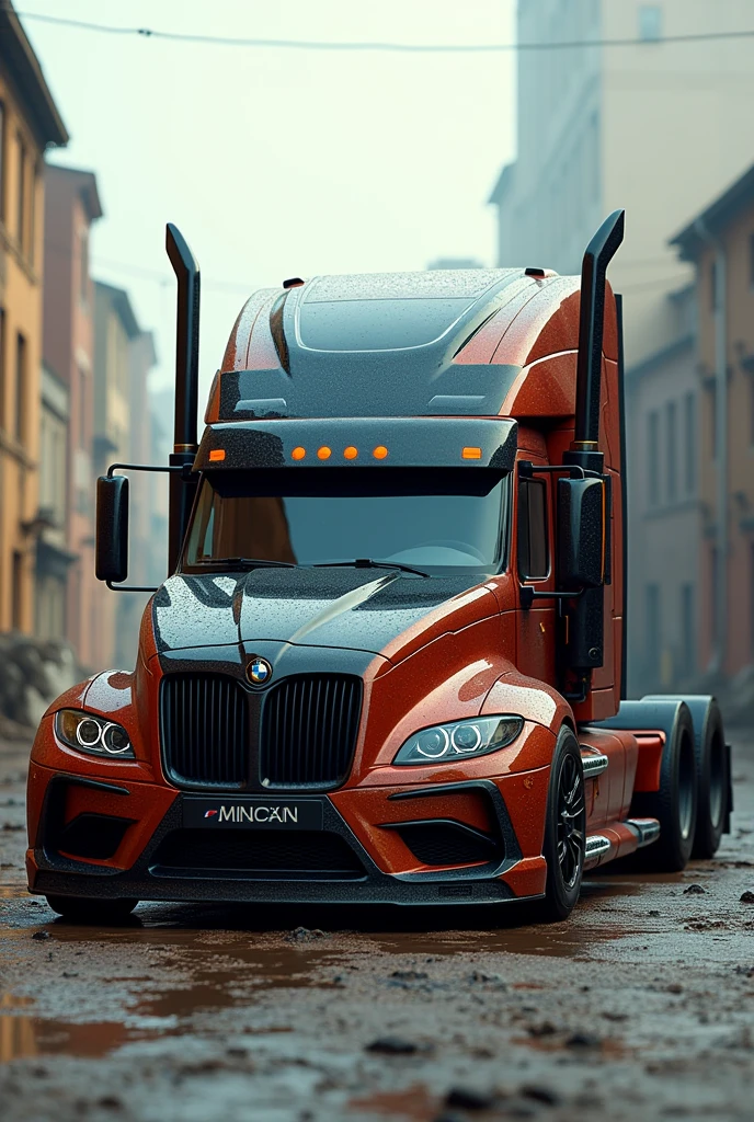 BMW M4+American Truck mixing 