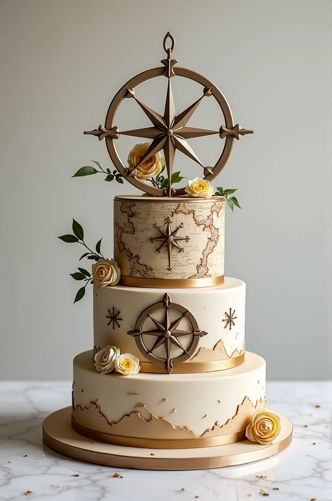 Cake fro compass design