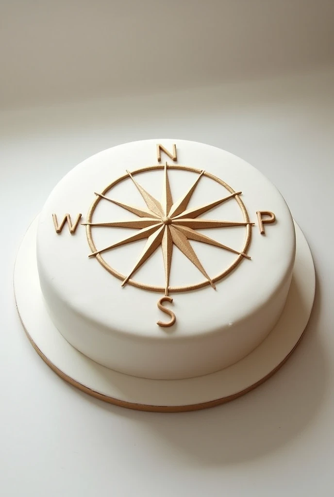 Compass design simple cake