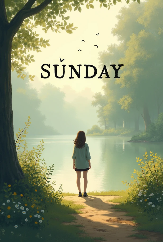 Something that you relate to the day Sunday With the text sunday