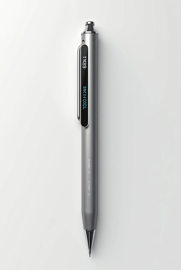 Make me a ballpoint pen that has a small screen on the side