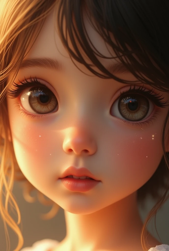 Cute girl&#39;s eyes