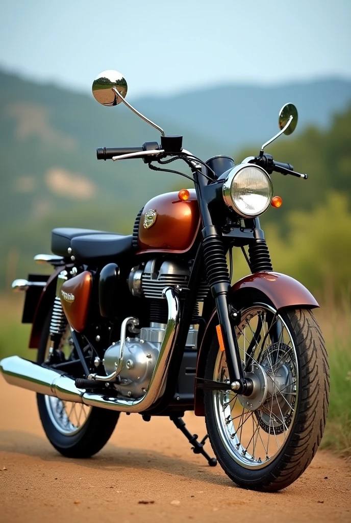 Create a customer color for royal Enfield classic 350 bike. Unique color 