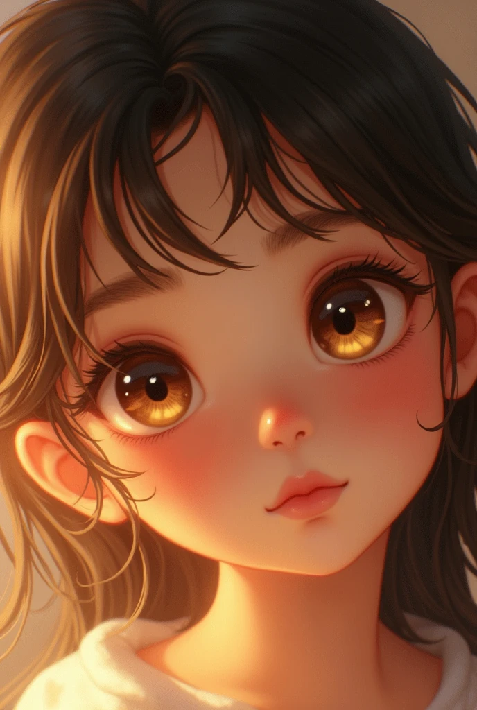 Cute girl's eyes