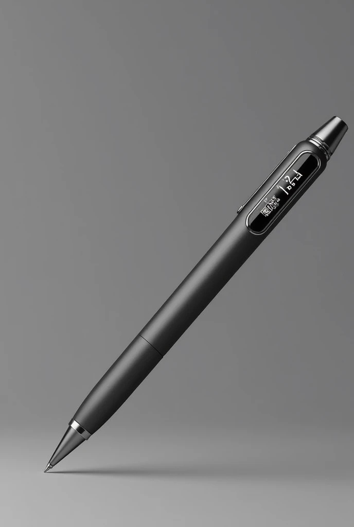 Make me a ballpoint pen that has a small screen on the side