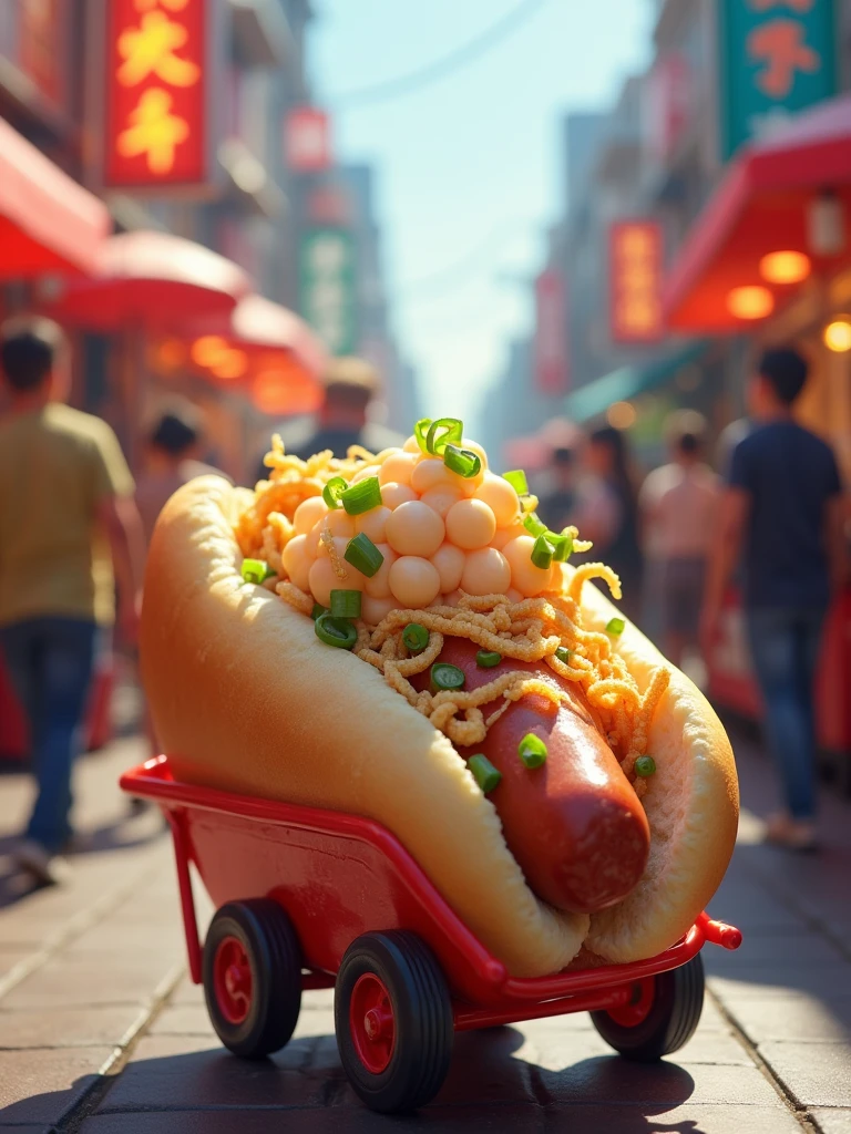 combo hotdog and bubble tea