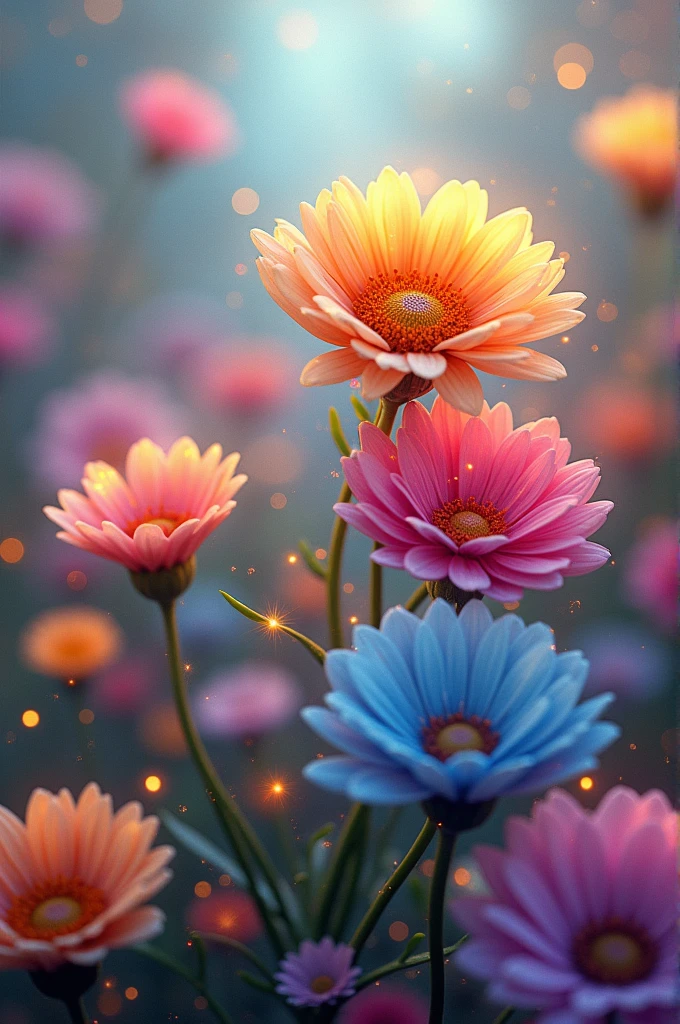 Flowers of rainbow