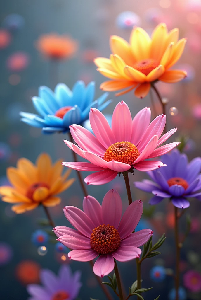 Flowers of rainbow
