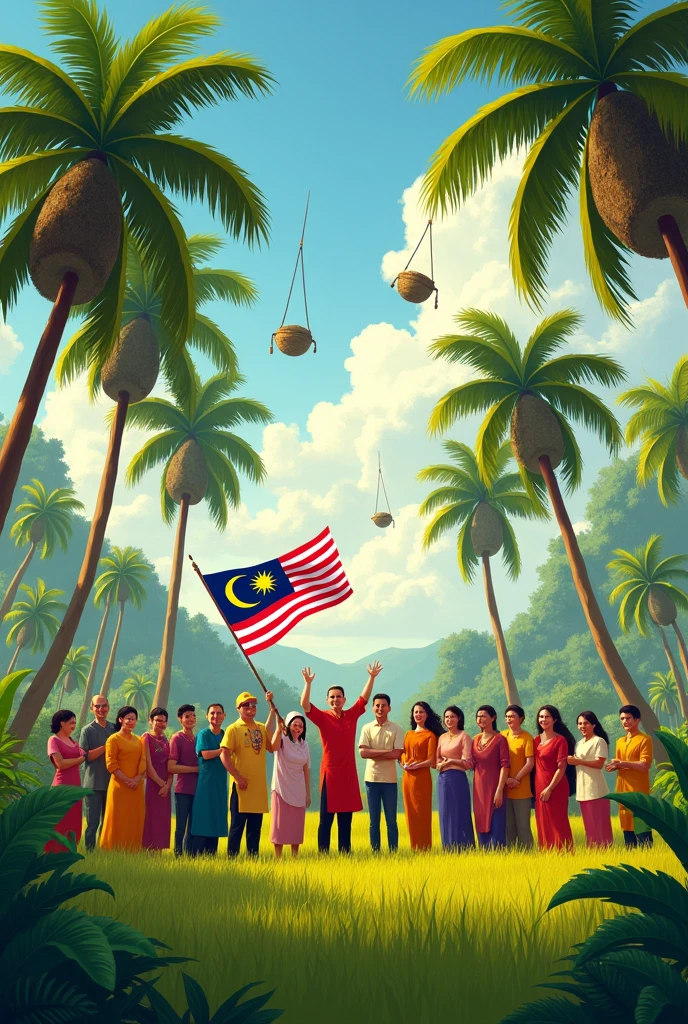 Malaysian 67th national day poster, 31 august 2024