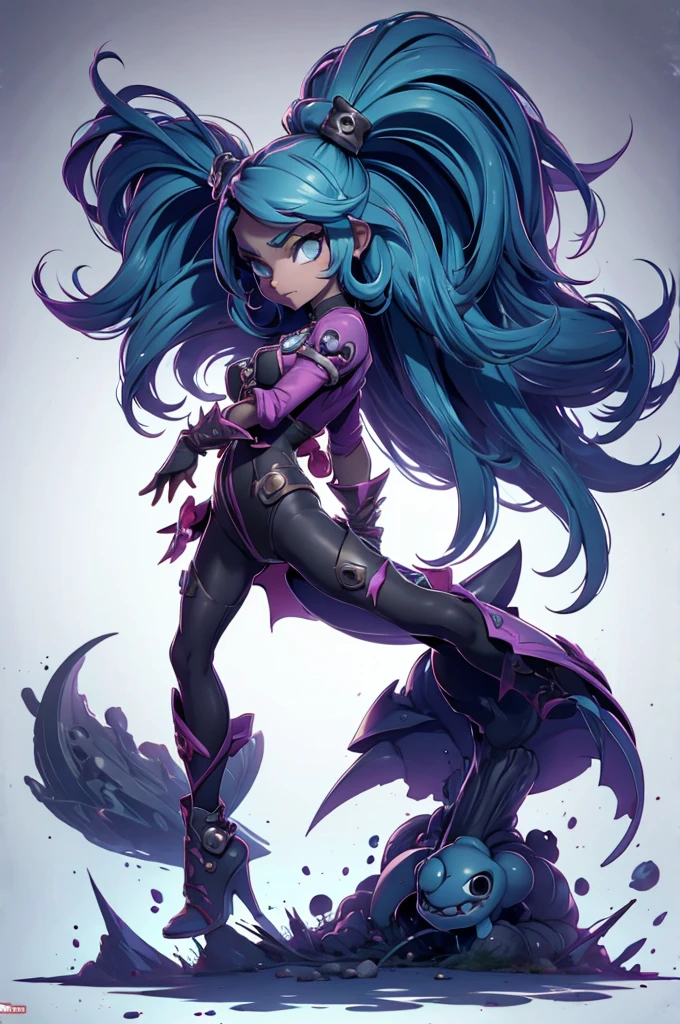 girls estilo rayman legends, character estilo art rayman legends, model sheet, girl , fully body, Giant Accessories,Giant Monster, mascot, sexly, sensuality, GIANT GUN PORTS,sexly,Tight tunics, Legs, alien, curve, wearing top, monster in turn, Legs long,monster, monster in turn, super sensual, riding a monster