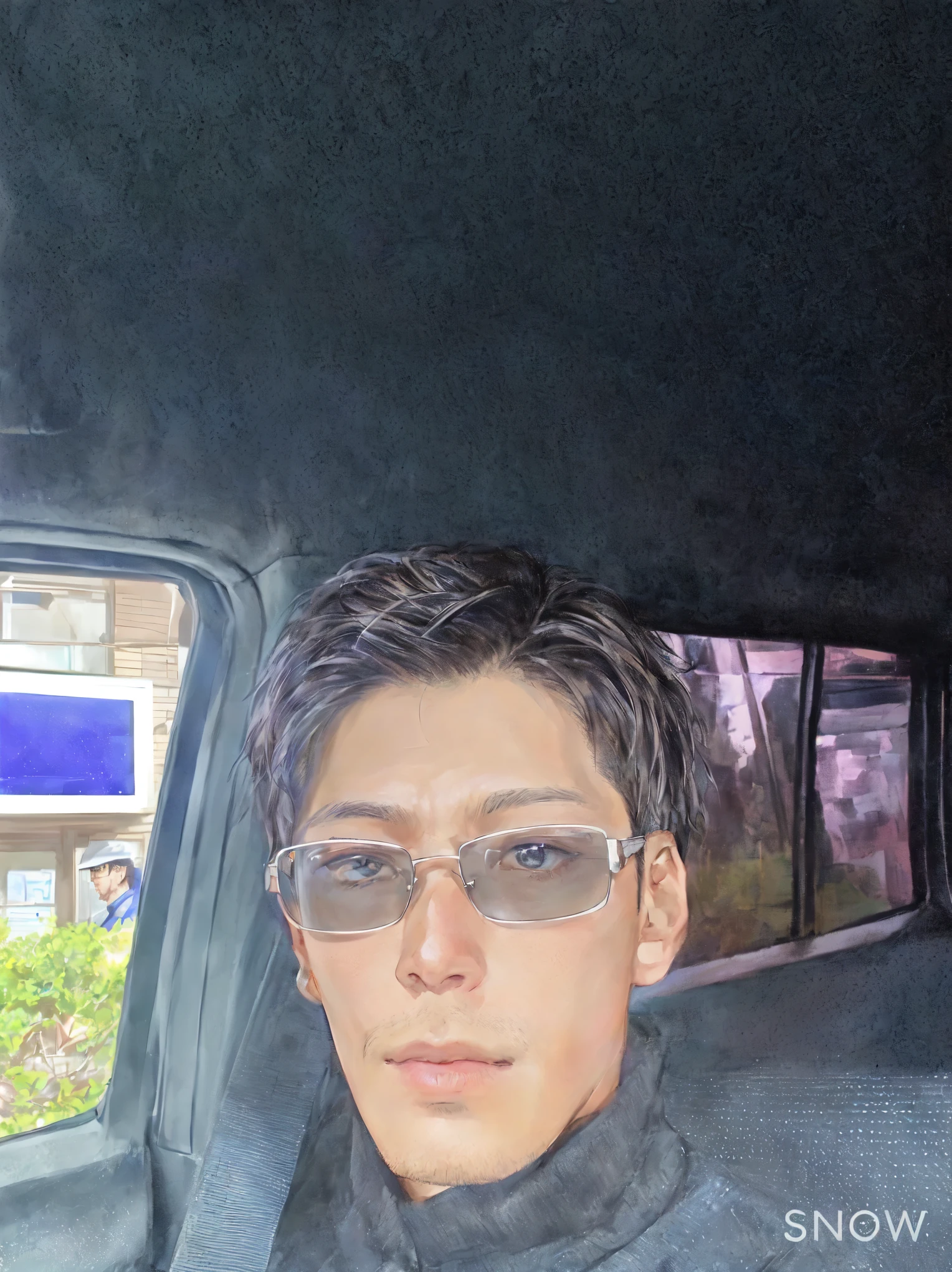 Close up portrait of a person in jacket and jeans, Anime Handsome Man, tsurumaki kazuya, Anime portrait of a handsome man, Inspired by Hiro Yamagata, Kentaro Miura's Manga Art Style, Kentaro Miura art style, Kentaro Miura art, Tall anime guy with blue eyes Black Haired Man