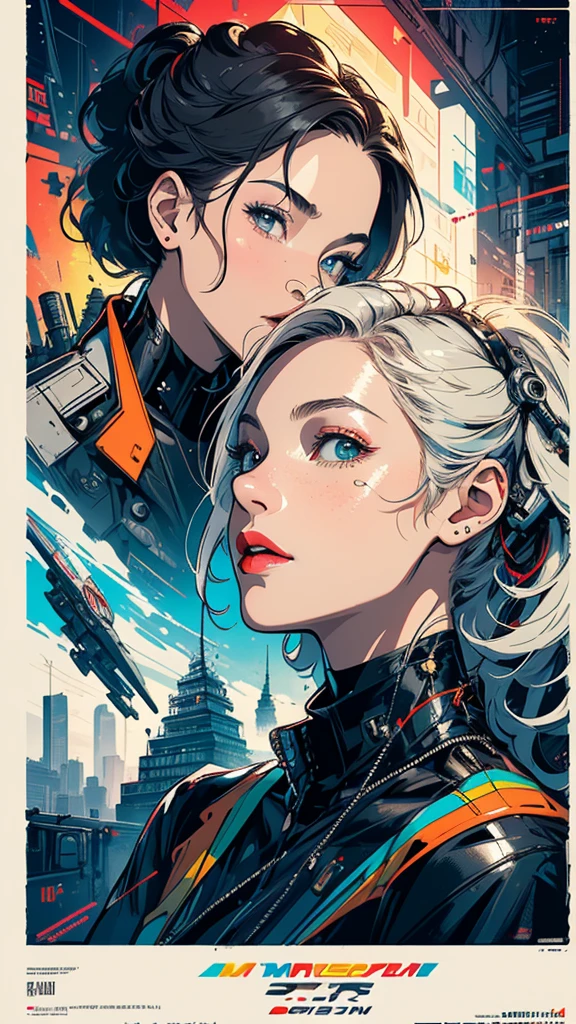 (((masterpiece, highest quality))),(((solo:1.2))),(((1girl:1.2))),32k wallpaper, very detailed, poster, vintage science fiction,(((((geometric cinematic movie poster))))),(((((bauhaus))))), shape,(((abstract))),(mid century modern),movie poster,(((((portfolio))))),(((((Close-up))))),(((((bust up))))),((((more various angle)))),(((highlight))),((((heterochromia)))),(((complete detailed face))),(((detailed futuristic machine))),(((most complecated machine))),unlimited colorful color scheme,(((Absolutely mechanic background)))