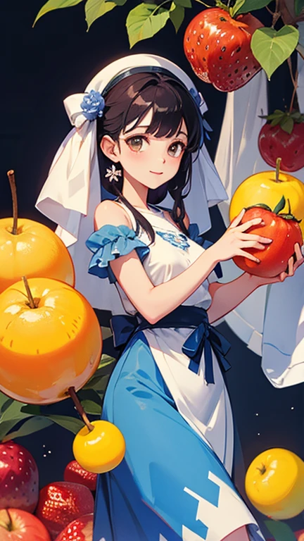 Fruits and girls