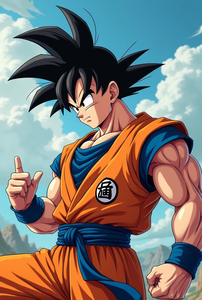 Goku masturbating