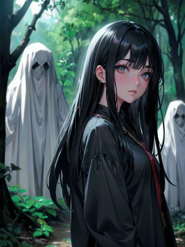 masterpiece, (textured skin), best quality, gorgeous beautiful, (a beautiful girl,snake,),scarry、,detailed clothes,large breasts,narrow waist,, (beautiful face), cinematic lighting, (fantasy anime art ),