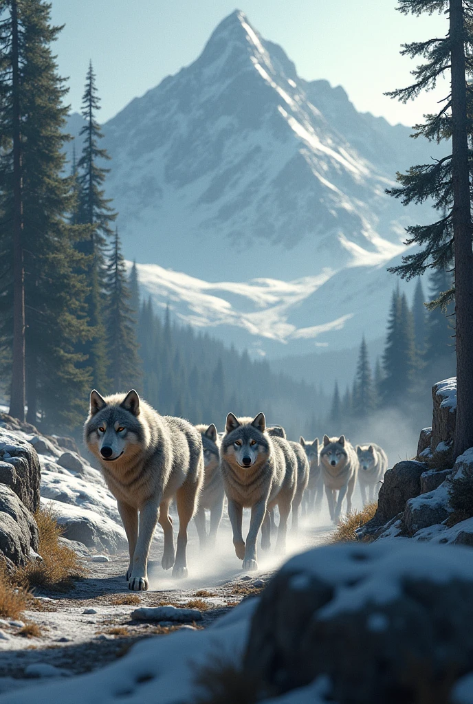Magnificent Wolf Pack