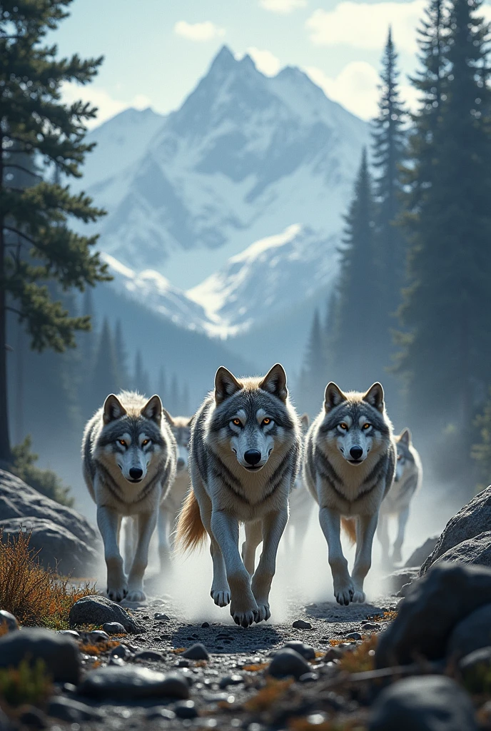 Magnificent Wolf Pack
