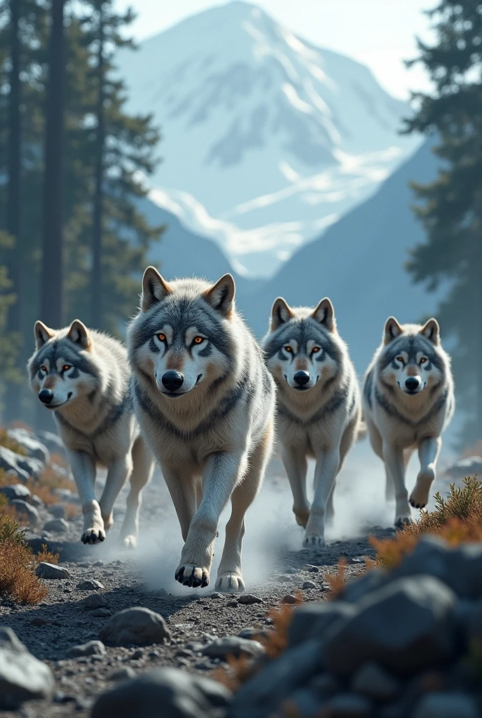 Magnificent Wolf Pack