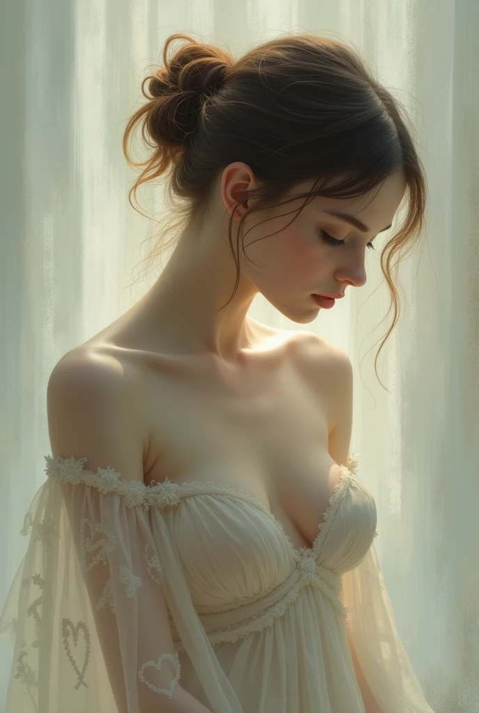 A nude girl