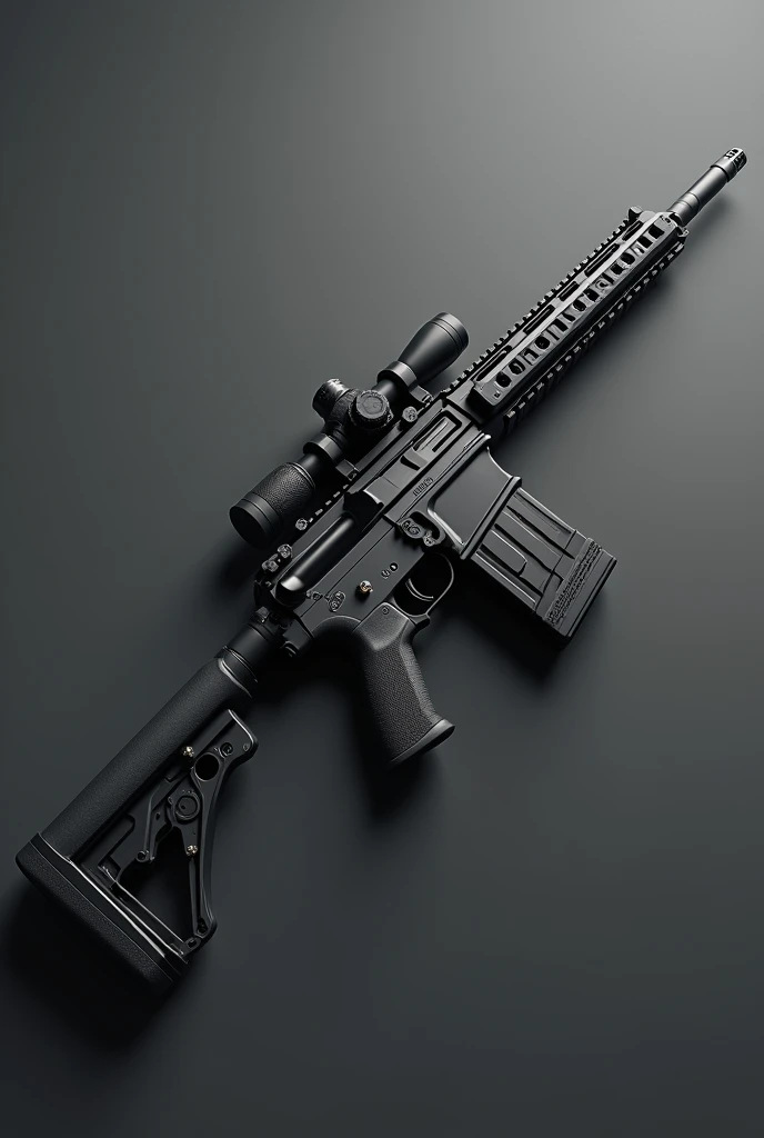 Generate a NTW-20 sniper rifle with laser attached