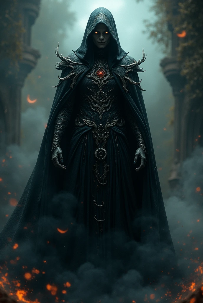 Supernatural man with mysterious drk power..