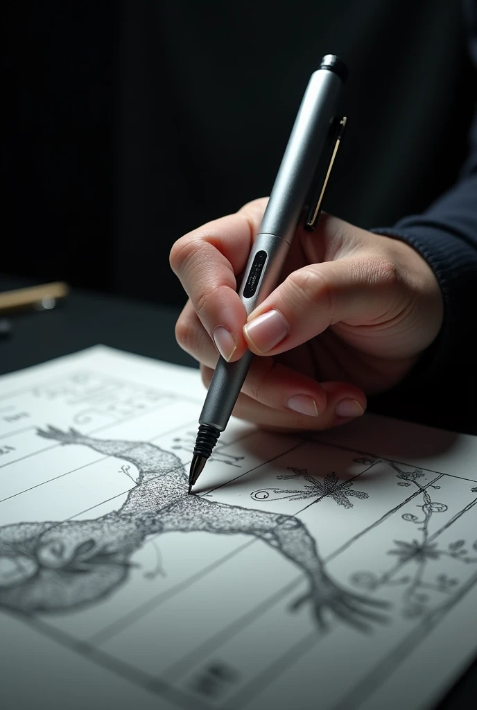 Ink reversal pen