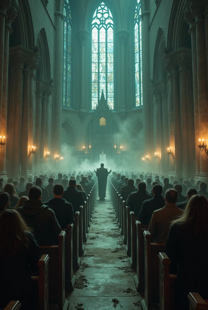 A church called concentrated armies with people filled the church brutally praying
