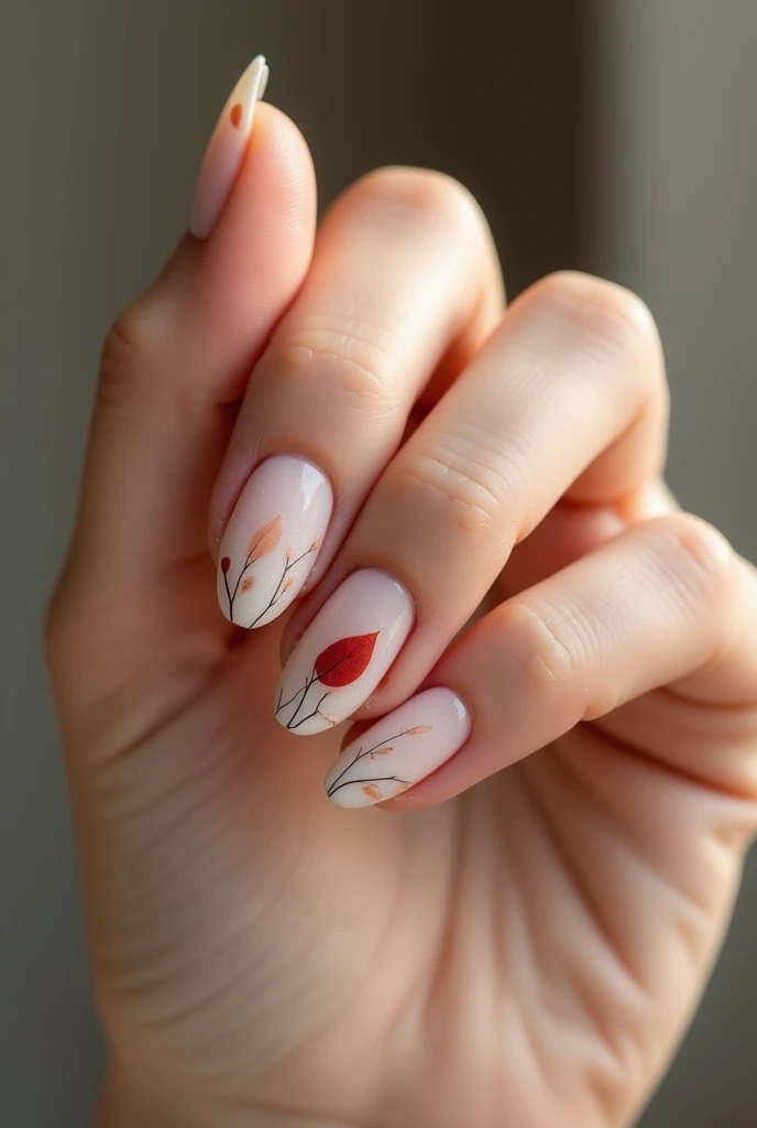 simple fall nails ideas