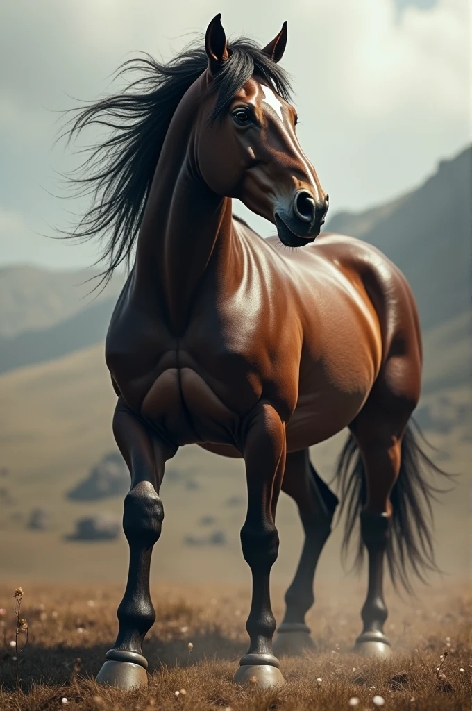 muscular pony