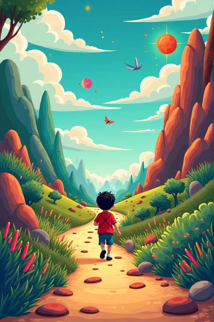 create a cartoon with a drawing about this phrase. No one walks without learning to walk, without learning how to make the path walking, remaking and retouching the dream he set out to walk towards.
Paulo Freire
