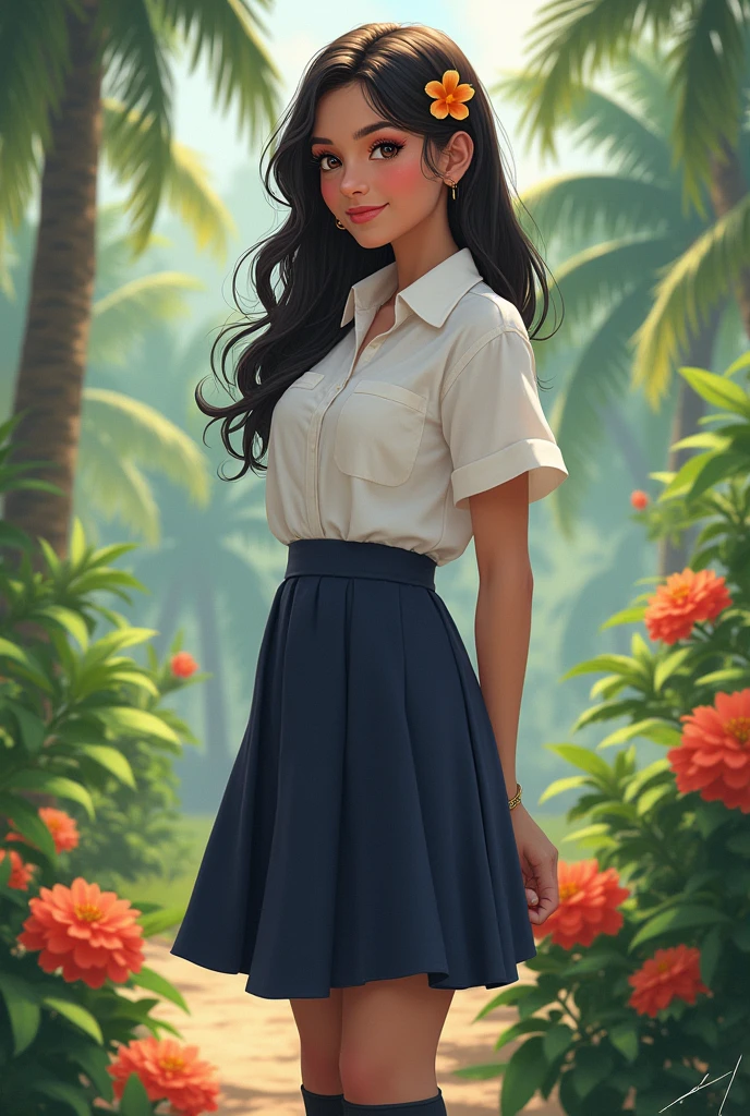 beautiful sri lanakan school girl