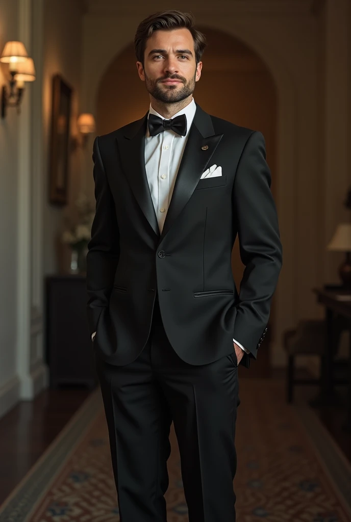 (Photorealism:1.2), man dressed as groom