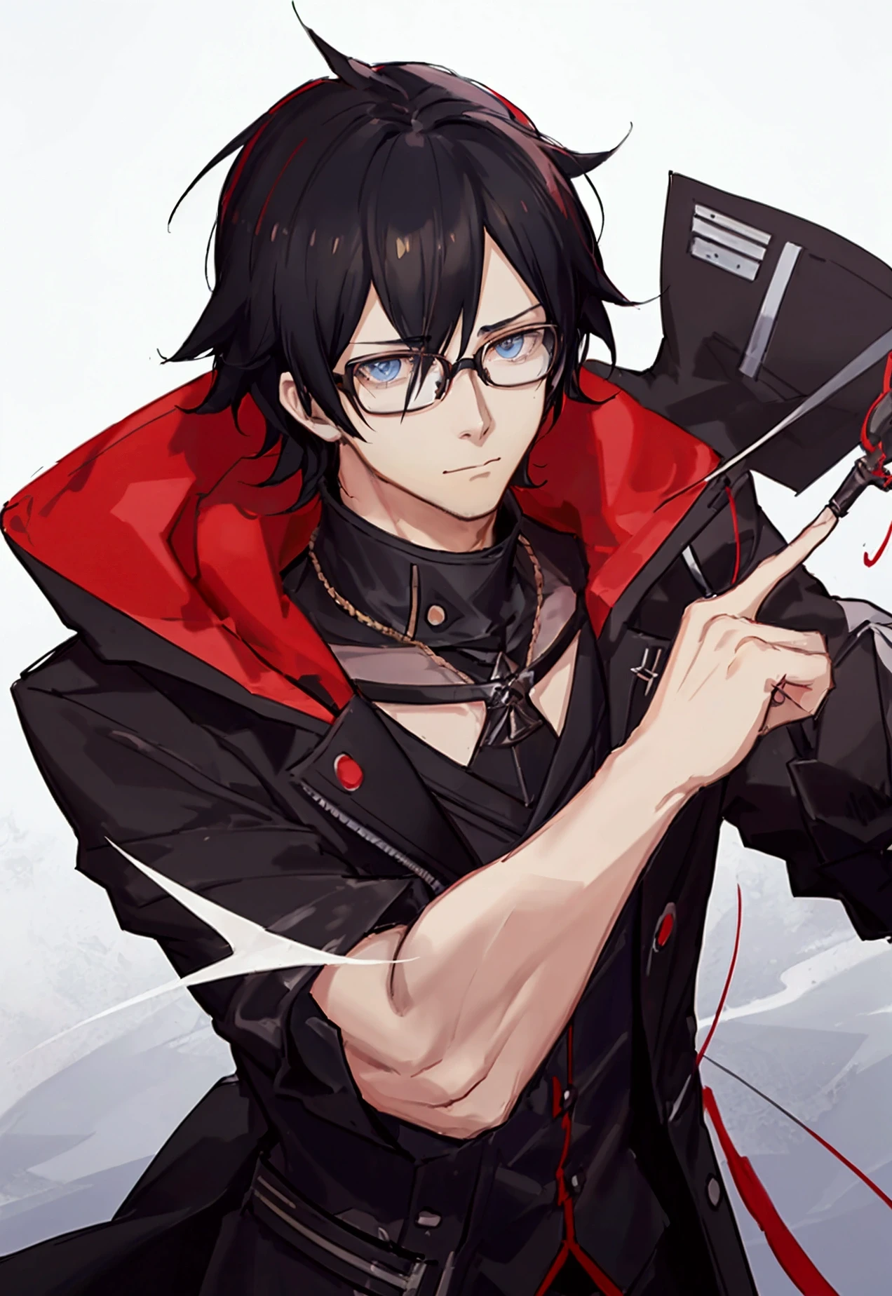 anime boy, anime art, black hair, guy, guy with glasses, guy with glasses, guy with glasses, guy with glasses, guy, tall anime guy with blue eyes, from arknights, young anime man, inspired by Okumura Masanobu, male anime character, anime boy, persona 5 art style wlop, arknights, anime, anime, modern, anime, ray tracing, backlighting, glowing light, blending, depth of field, masterpiece, accurate, anatomically correct, textured skin, super detail, high details, high quality, highres, best quality