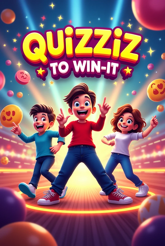 Picture Advertisement for Quizziz-to-Win-It Trivia Game
