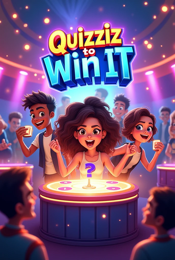 Picture Advertisement for Quizziz to Win It Trivia Game