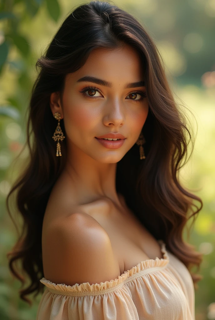 Make 6 images of a beautiful and hot Bangladeshi girl