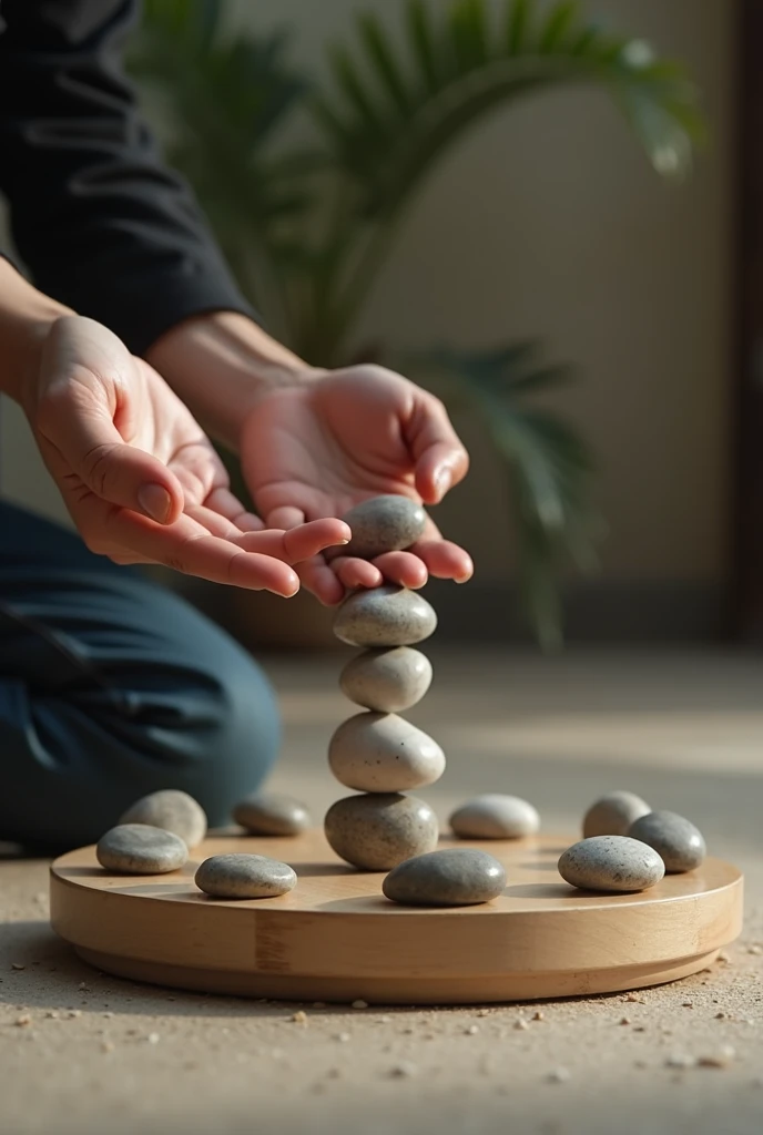 a video that follows the following steps Step 1: Preparation First, The five stones are taken and thrown into the air at the same time.. when falling, They must be caught with the back of the hand, that is to say, with the hand turned around. then, They are thrown again and you try to catch them with your hand in a normal position.. The stones you managed to catch will be the ones you will use in the next step..
Step 2: Level 1 - “Pick up one by one” We start by throwing one of the stones into the air and, while in the air, We must pick up one of the stones that are on the ground before catching the one we threw.. We repeat this step until we have collected all the stones., one by one.
Step 3: Level 2 - “Pick up in pairs” On the next level, we throw a stone in the air, But now we must pick up two stones from the ground before catching the one we threw.. This is repeated until all the stones are collected in groups of two..
Step 4: Advanced Levels The game continues with more advanced levels, where you have to pick up three and then four stones at a time. Finally, You can do a series of tricks or special movements, depending on local rules or how the game is played in your region.