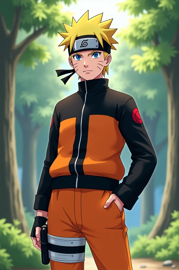 Anime Naruto and youji itatuori in one person