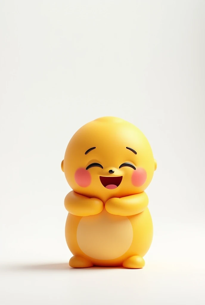 Hugging emoji with white background 