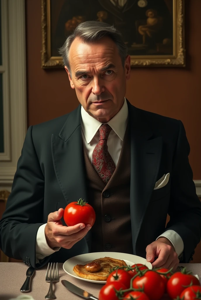 A english man don't eat tomato