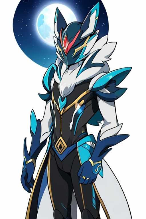Furry male amirhossein ajorloo form of true power alola pokemon sun and moon warframe style 