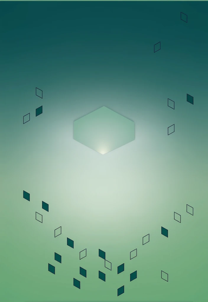 abstract geometrical background, floating square, isometric box, isometric line, digital background, pattern, vector, best quality, 8k, highres, masterpiece, ultra-detailed, photorealistic, studio lighting, extreme detail description, vivid colors, 3D render, minimalist, vibrant colors, geometric shapes, clean lines, symmetry, cinematic lighting