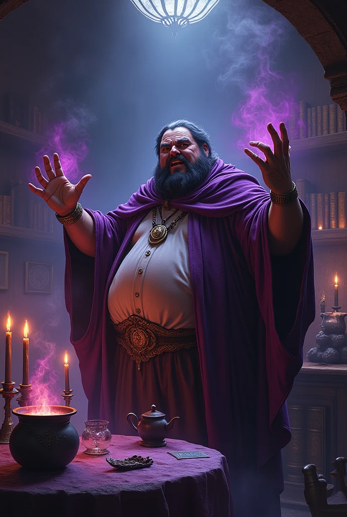 Fat man named Pedro doing black magic 