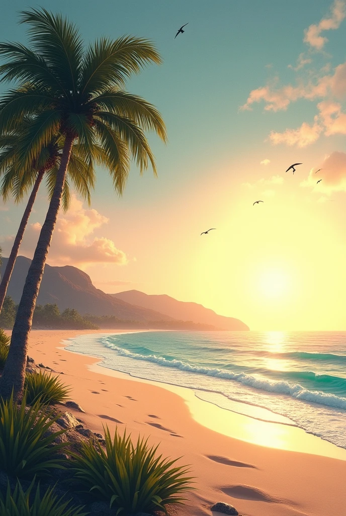 Serene beach