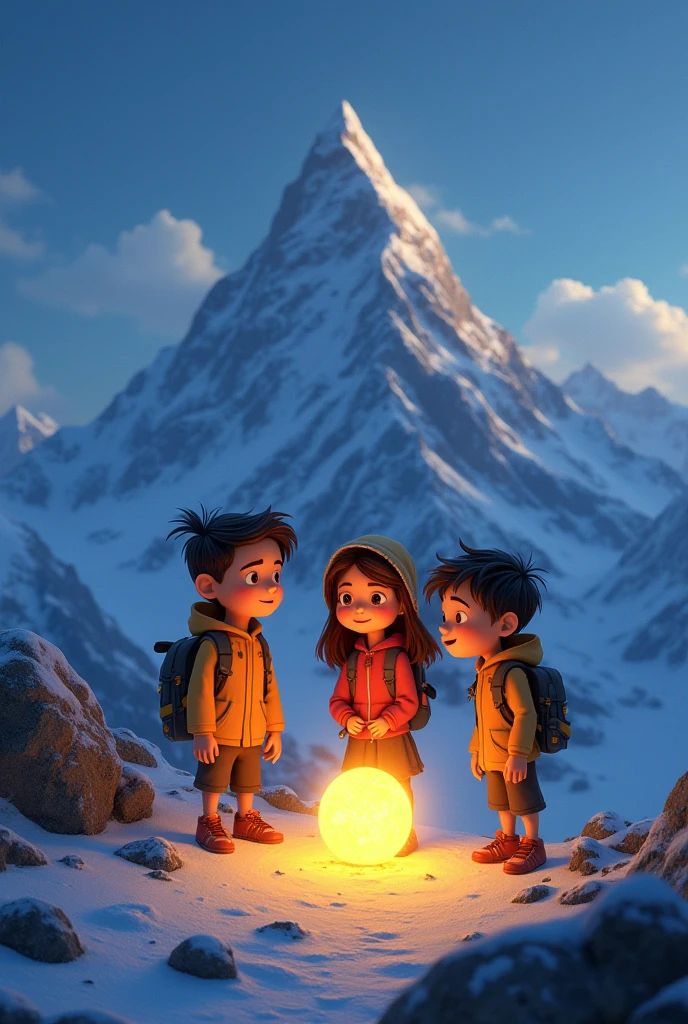 
Scene 6: Discovering the Glowing Seed

Prompt: "At the peak of the mountain, the three friends find a glowing, golden seed resting on the ground, radiating a soft light. Benny, Tara, and Ollie gather around it in awe, their faces lit up by the golden glow. The scene captures the magical moment of discovery and the significance of the treasure they have found."
 animal animation photo 