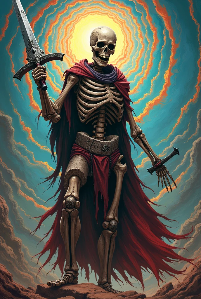 Male Skeleton Swordsman Picodelic