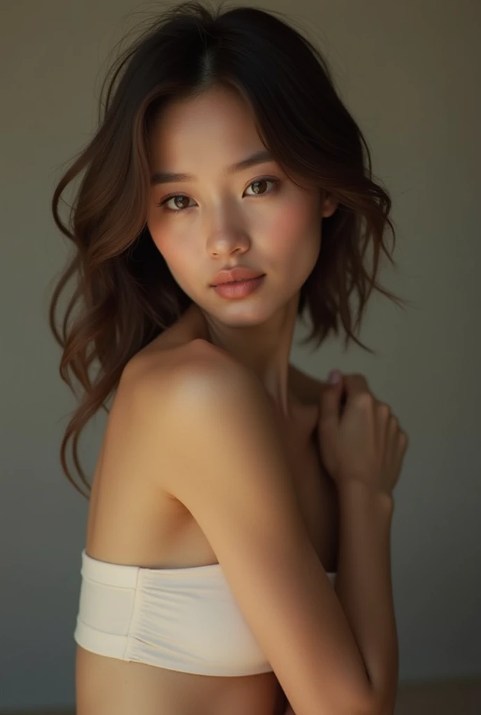 Topless,woman