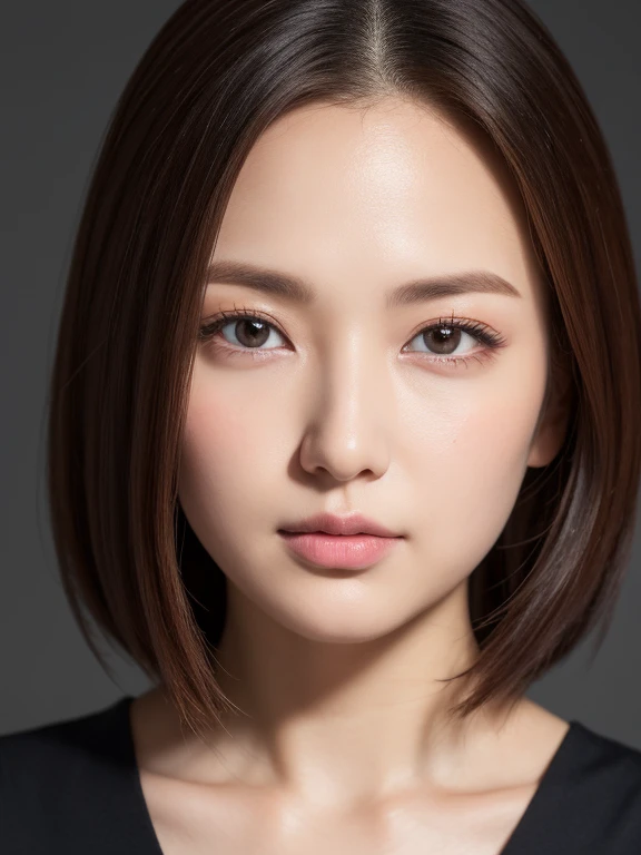 (8k、Live shooting、highest quality、master piece:1.2)、Super detailed、super resolution、(real、realPhoto:1.37)、Portrait、High-definition RAW color photo、professional photography、very detailedで美しい、very detailed、8k画壁紙、amazing details、huge file size、official art、very detailedなCG Unity 8kの壁紙 very detailedな女性、Madam、30 year old woman with a handsome face, very narrow eyes、very detailedな肌、very detailedな指、very detailedな鼻、Very detailed、perfect anatomy、detailed background、Detailed service、white skin、glowing skin、semi-long、real-looking face、delicate eyes、Drooping eyes、Looking at the camera、cowboy shot、Front facing、standing posture、dynamic lighting、close up of face、show your skin、No accessories、Put your hand on your cheek、touching his cheek